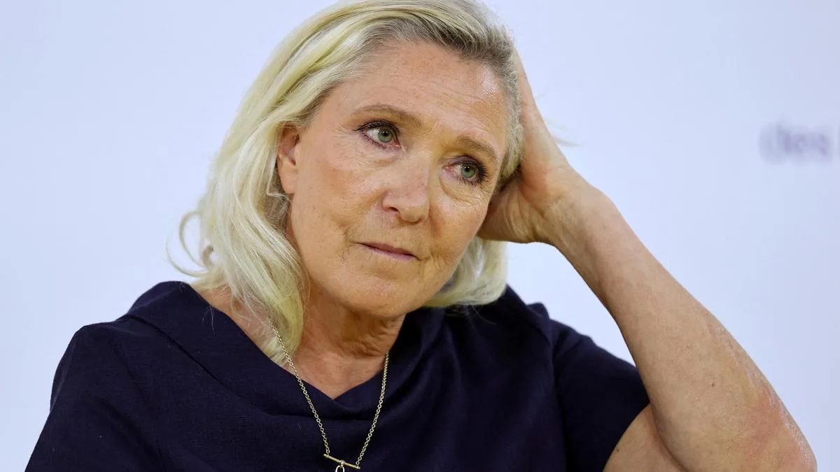 French far right accuses left of threatening ‘civil peace’ if Le Pen wins