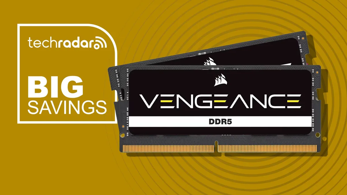 Amid soaring RAM prices, Corsair knocks $99 off this 32GB DDR5 SODIMM kit in its massive memory sale