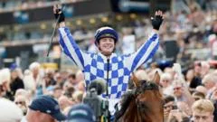 Osborne becomes first female jockey to win British Classic with St Leger triumph