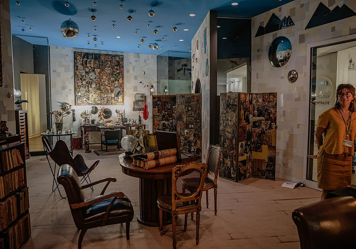 Collage infinitos, espejos imposibles y un zoo de cerámica: dentro del despacho de Ramón Gómez de la Serna