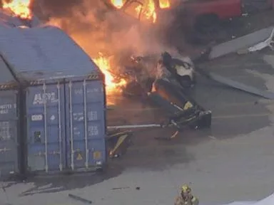 3 dead after news helicopter crashes in LA near site of earlier fatal bus collision