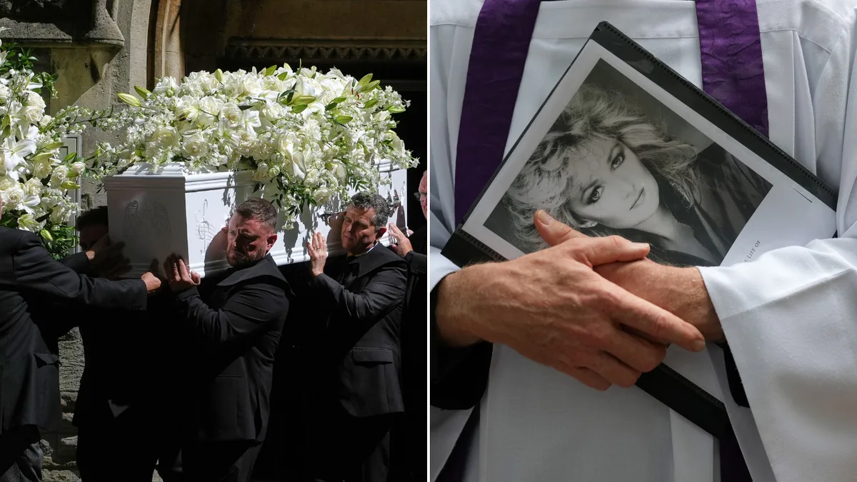 Bonnie Tyler remembered as a global superstar as fans gathered to farewell the singer outside a Welsh church