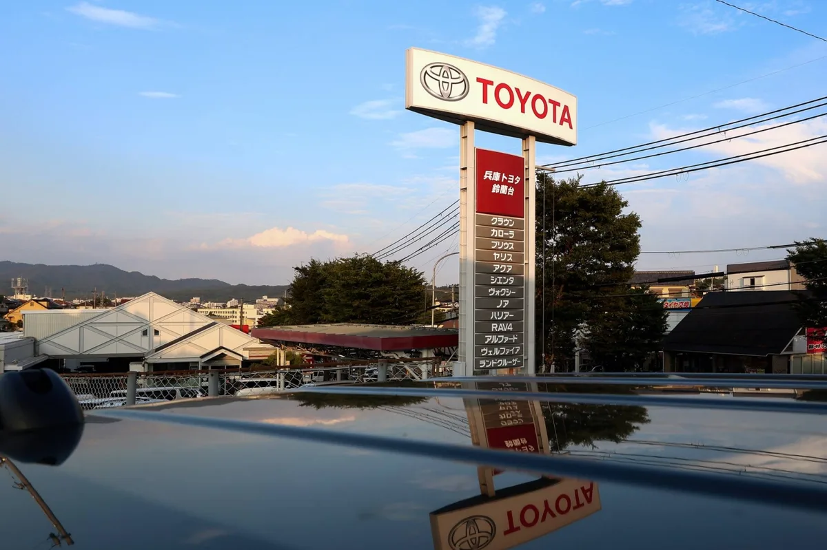 Toyota sales fall for six straight months on weak China demand