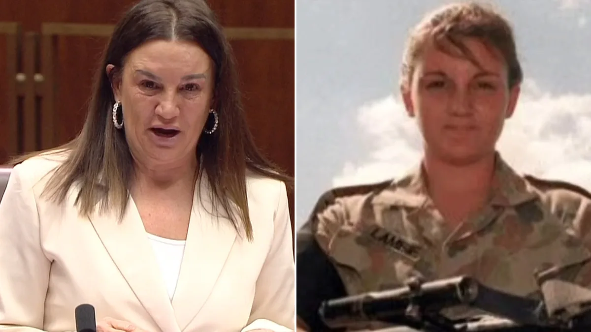 Senator Jacqui Lambie breaks down in parliament demanding more support for veterans with reproductive issues