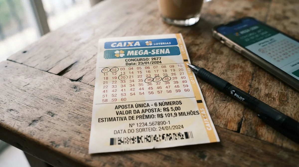Uma aposta acerta as seis dezenas da Mega-Sena 3059 e leva prêmio de mais de R$ 101,9 milhões
