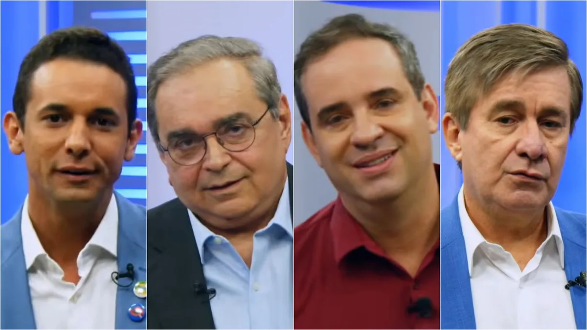 Debate entre candidatos ao governo do RN tem troca de acusações e ataques diretos