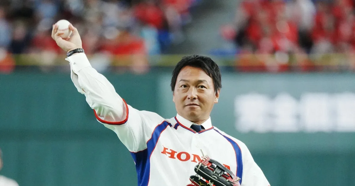 「100点」 長野久義さんが古巣Honda戦で始球式 都市対抗