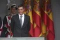 Sánchez, recibido con insultos, abucheos y pitos a su llegada al desfile de la Fiesta Nacional