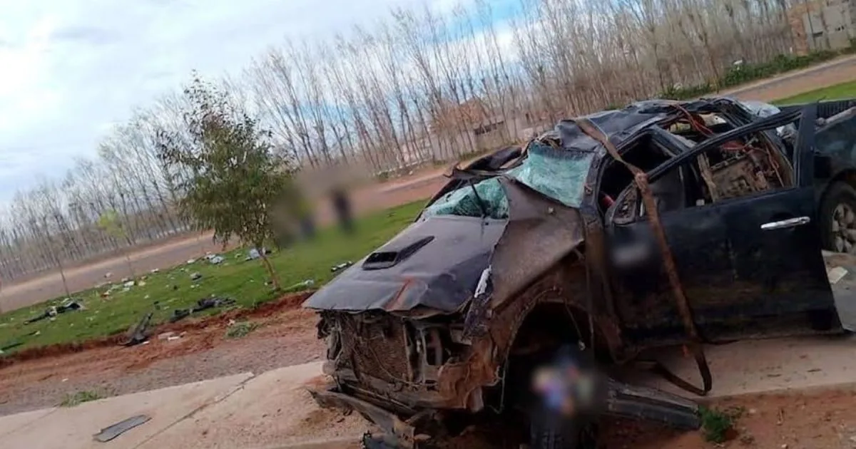 Fatal accidente sobre la Ruta 6, cerca de Rincón de los Sauces: dos muertos y dos heridos de gravedad por un vuelco