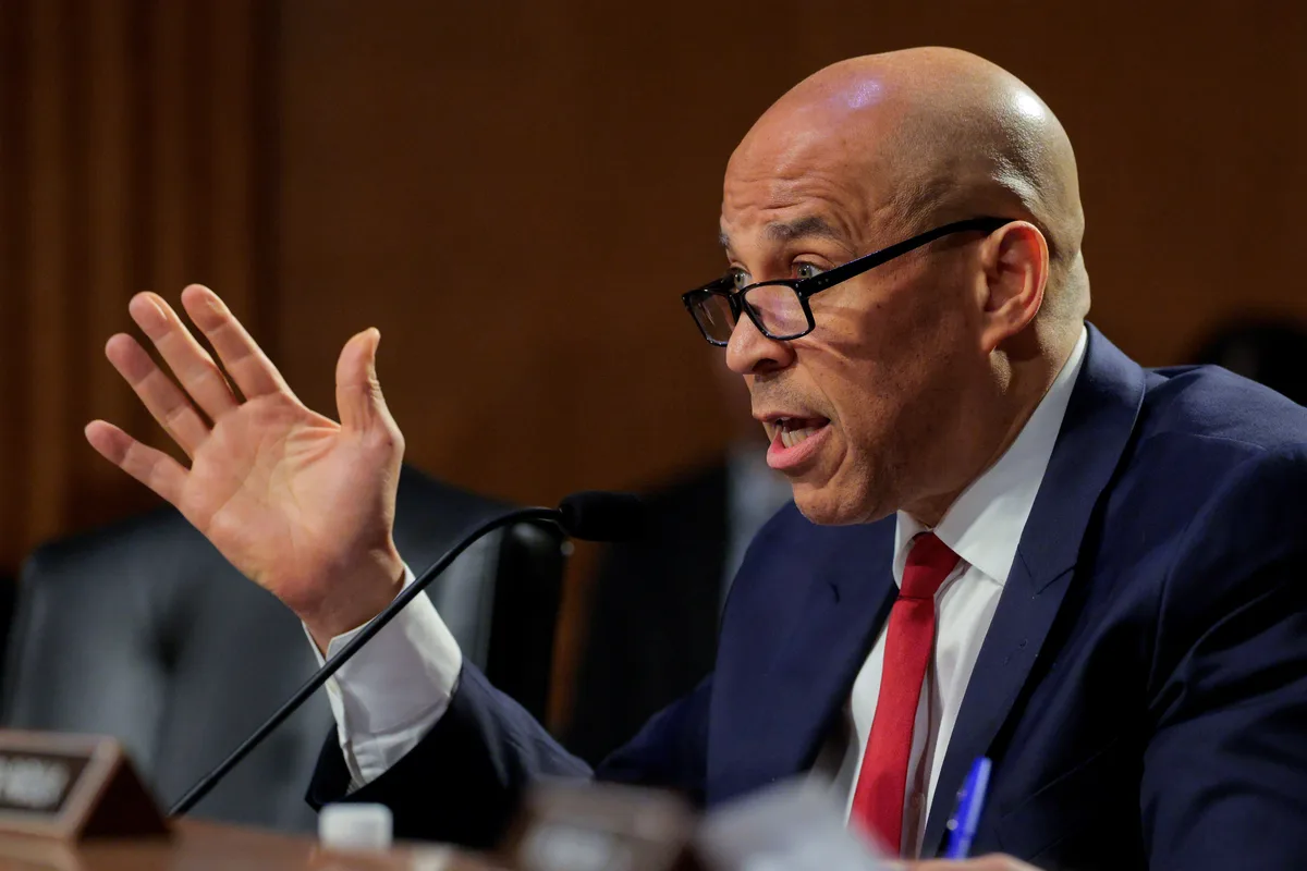 Cory Booker Slams Paramount-WBD Merger Settlement But Blames Company And DOJ, Not State AGs