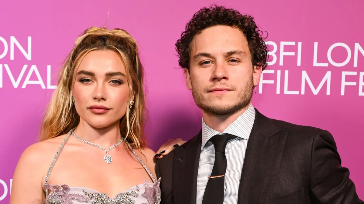 La actriz Florence Pugh y su novio Finn Cole debutan juntos en la alfombra roja y oficializan su relación