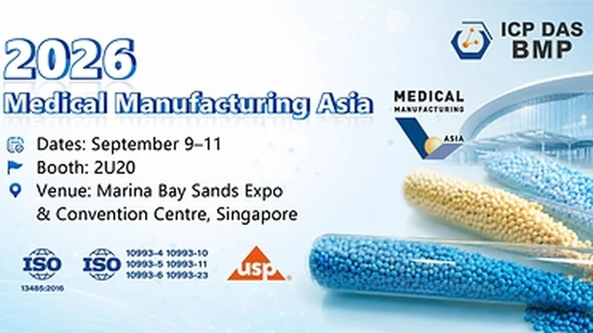 ICP DAS-BMP Brings Advanced Medical TPU Portfolio to Medical Manufacturing Asia 2026
