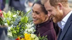 Watch: Harry and Meghan at first joint engagement since UK return