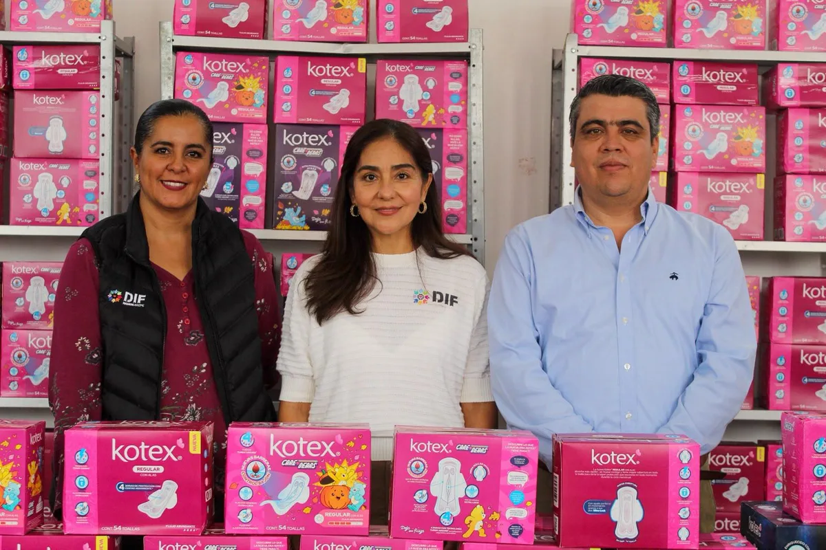 Donan casi 16 mil toallas sanitarias para mujeres de comunidades vulnerables en Ramos Arizpe
