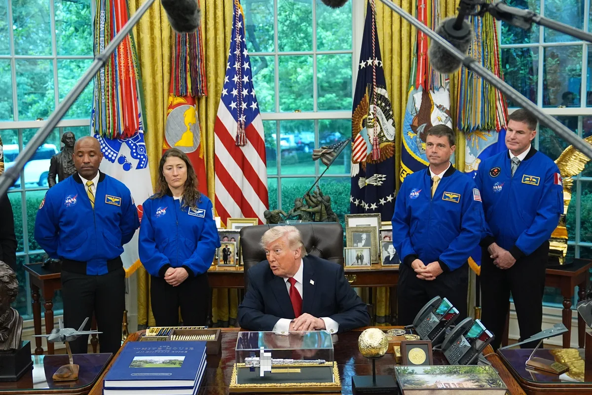 Qué se sabe del homenaje de Trump a los astronautas de Artemis II y la próxima misión de la NASA