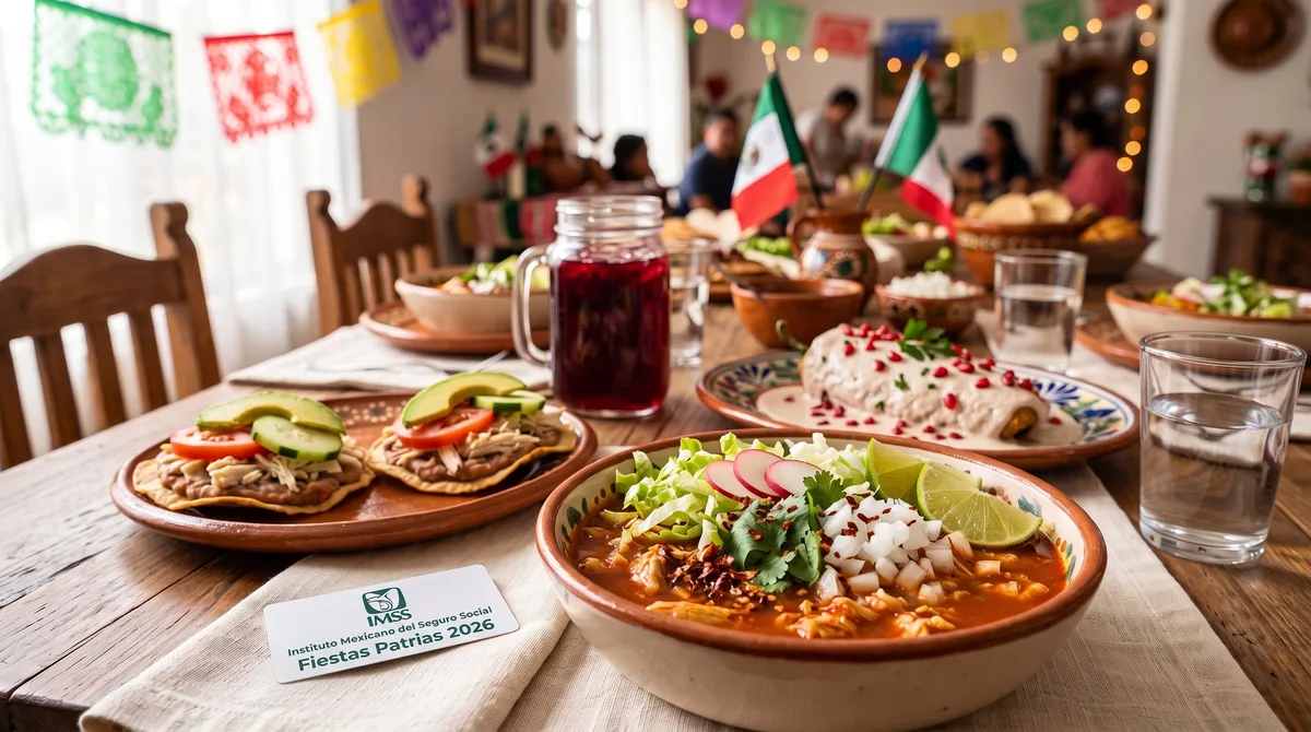 Pozole, chiles en nogada y tostadas: tres recetas saludables del IMSS para las fiestas patrias