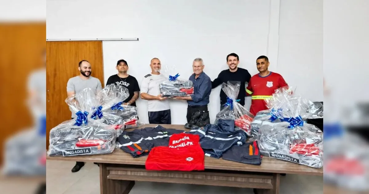 Brigada de Faxinal recebe EPIs e materiais para reforçar segurança em atendimentos
