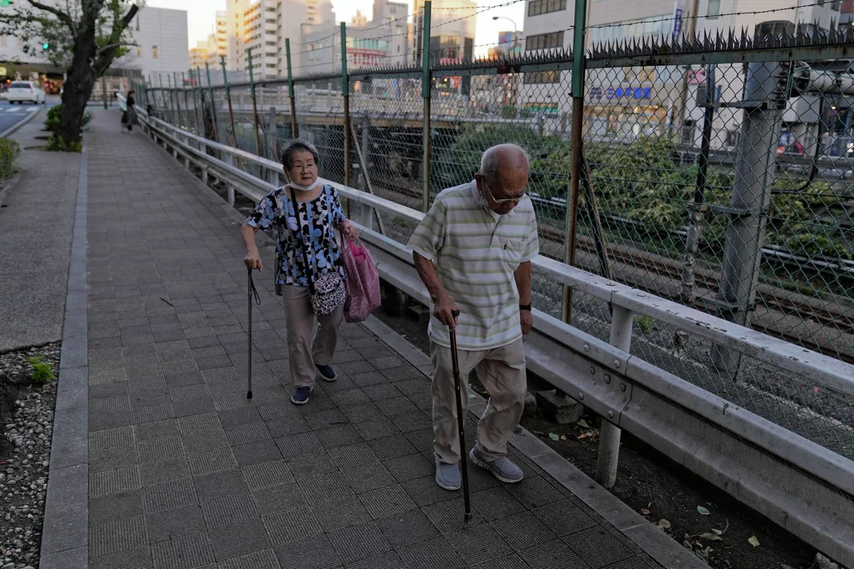 Japan has a problematic age gap: 100,000-plus residents are over 100 and the pension system is buckling