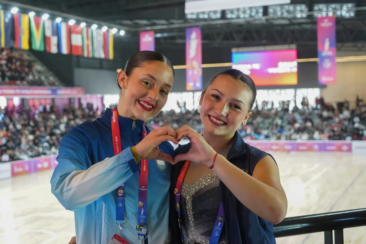 Micaela Lopetegui y Valentina Longo: un podio histórico para el patín artístico en los Juegos Suramericanos 2026