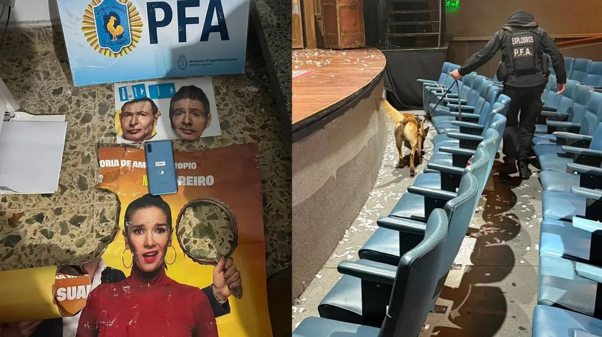 Detuvieron a una mujer por amenazas de bomba al Garrahan: en su casa secuestraron fotos de Suar y afiches de su última película