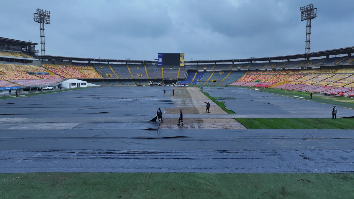 Equiver explicó el proceso de restauración para el gramado del estadio El Campín de Bogotá tras cuestionamientos por usar césped del parque La Florida