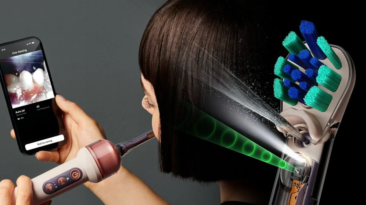 Ahora hasta los cepillos de dientes tienen IA: Así es el Dyson de 8 mil 500 pesos con cámara integrada
