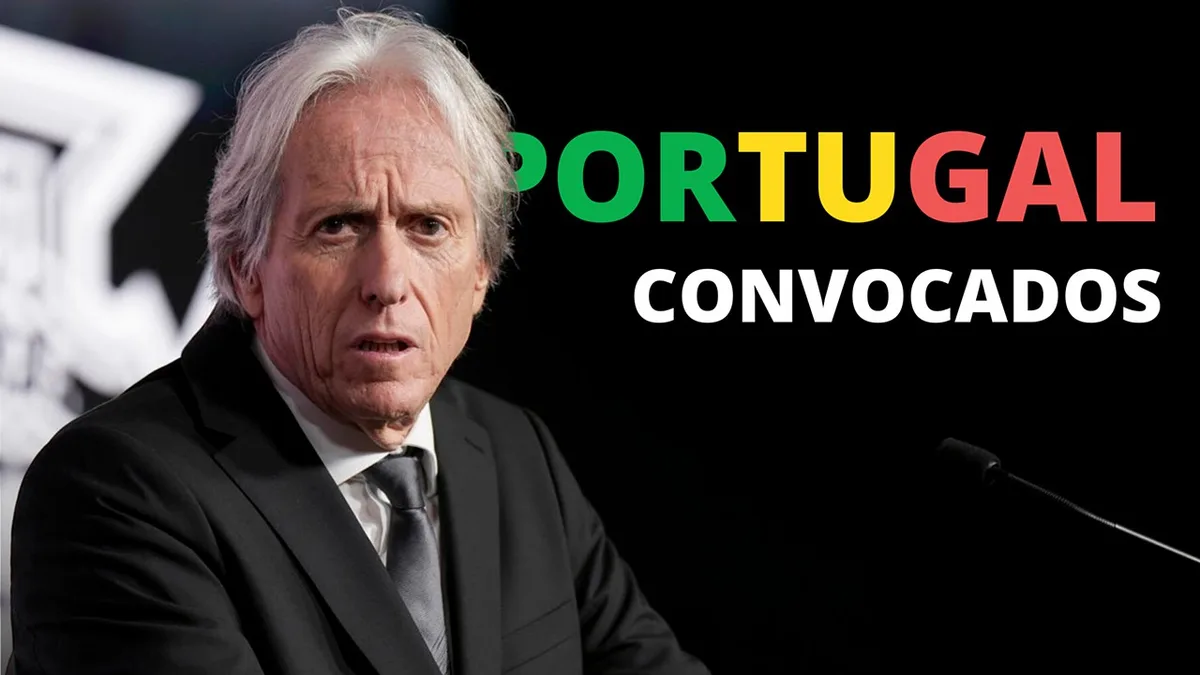 Siga a primeira convocatória de Jorge Jesus na Seleção