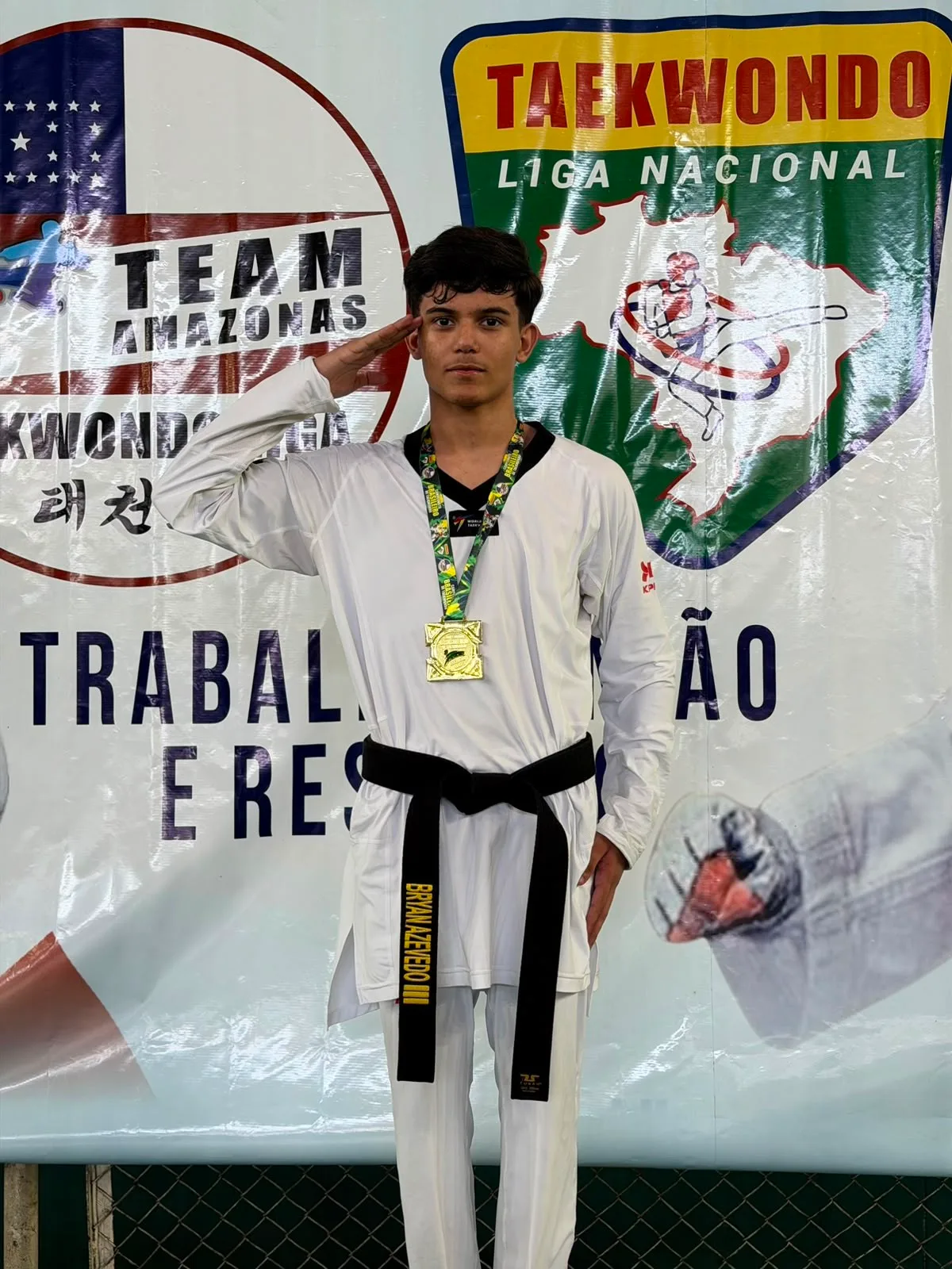 Com Bryan Azevedo hepta, Acre fatura oito medalhas no Brasileiro Regional de Taekwondo