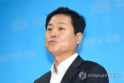 與김영배, 吳와 회동…"吳 '용산공원 1cm도 안된다'며 자기정치"
