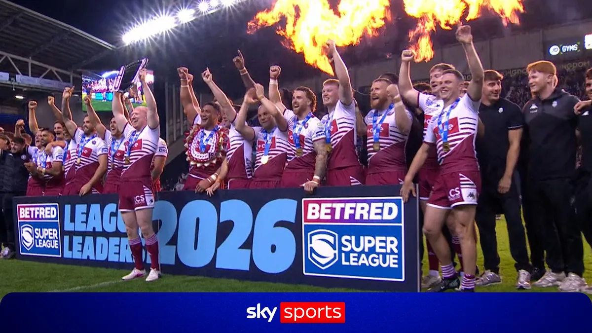 Wigan Warriors lift SIXTH League Leaders' Shield