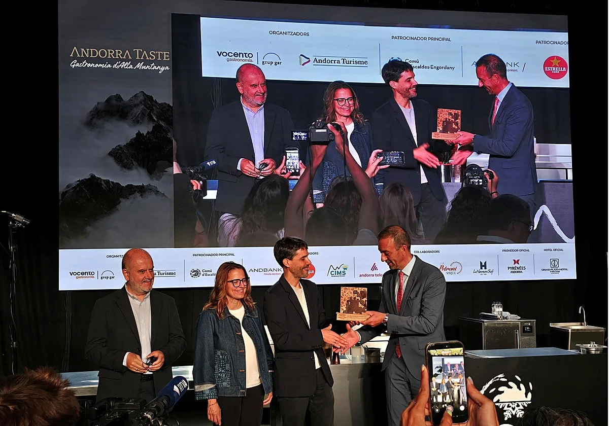 Virgilio Martínez recibe el premio Andorra Taste por reivindicar la montaña como despensa e identidad
