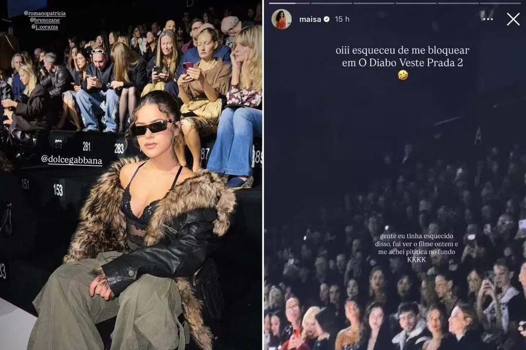 Maisa aparece em 'O Diabo Veste Prada 2' e brinca: 'Nem eu sabia'