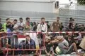 Más de 860 migrantes de Ceuta son ubicados en una nueva instalación temporal acondicionada