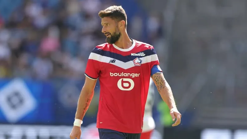 Ligue 1: bonne nouvelle pour Giroud et Lille après une grosse frayeur