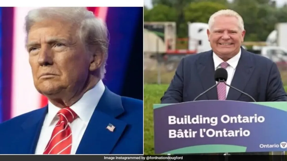 Canada Leader Answers Trump's "Lake America" With Giant "Lake Ontario" Sign