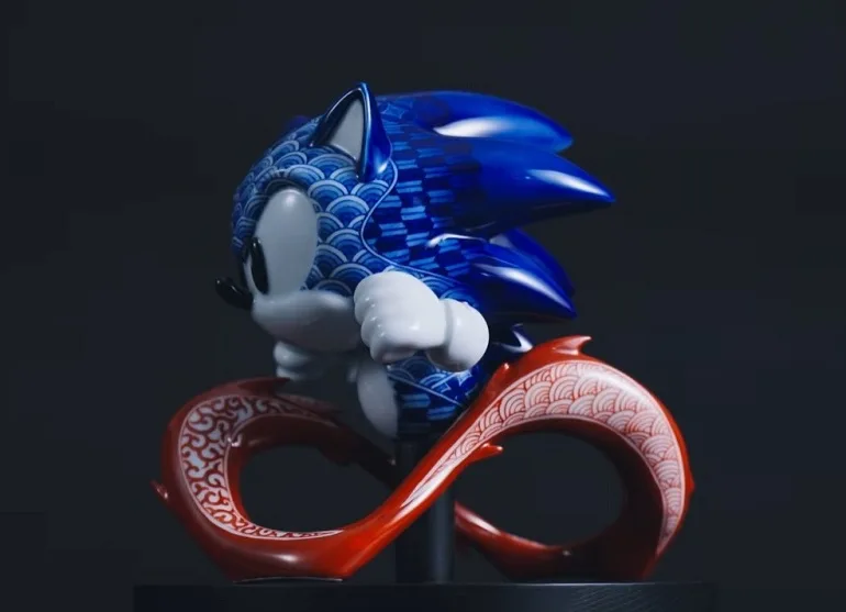 New Sonic the Hedgehog figure costs 1 million yen, is made of Arita ware Japanese porcelain [Vid]