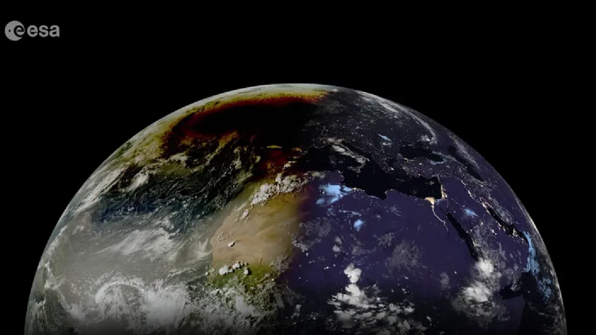Como é ver o eclipse solar do espaço? Veja pelos "olhos" dos satélites