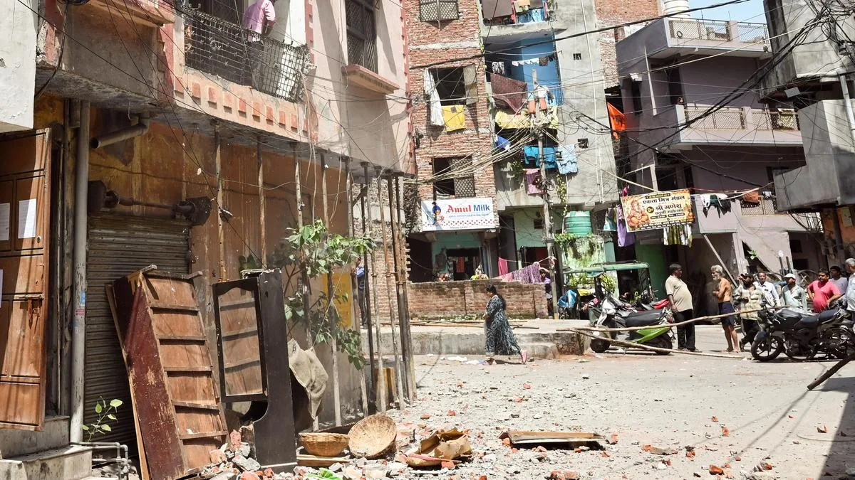 Evacuation in 4-storey Delhi building after sudden tilt