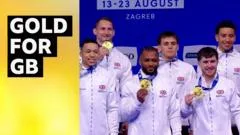 GB win European Championships men's team gold - highlights