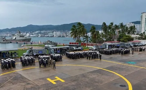 Armada activa Plan Marina en cuatro estados por huracán Trudy; provoca lluvia, fuerte viento y oleaje