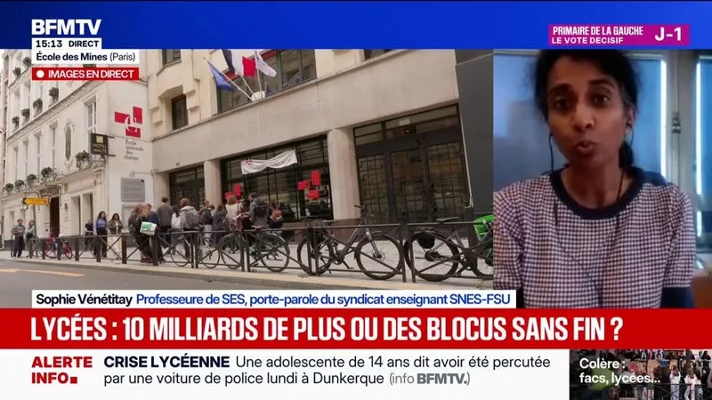 "Nous allons demander des explications [au ministre]" sur l'origine de "ces 3024 professeurs remplaçants qui ont l'air de sortir du chapeau", déclare Sophie Venétitay, porte-parole du SNES-FSU