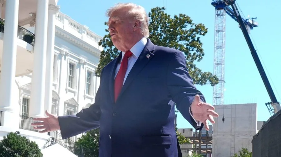 Watch live: Trump briefs reporters on ballroom project despite legal hurdles