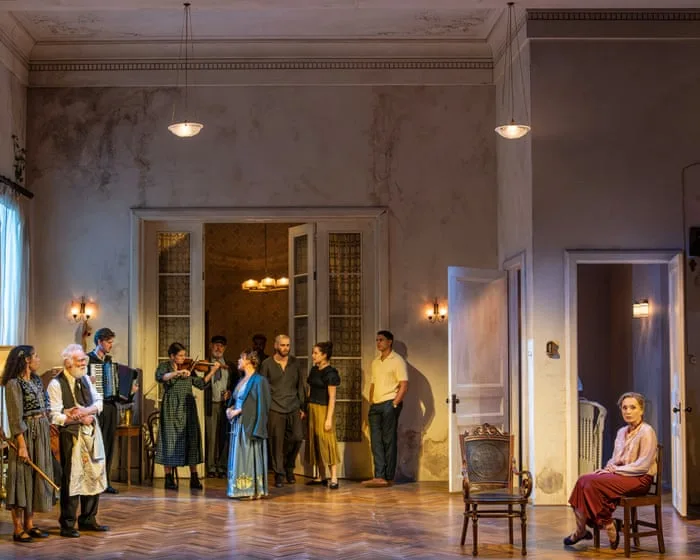 The Cherry Orchard review – Kristin Scott Thomas makes a modern matriarch in trad, earthy Chekhov