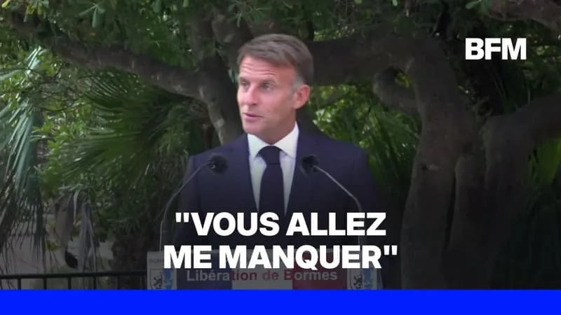 Incendies: Emmanuel Macron annonce que "les dispositifs" en Gironde "seront mis en place" dans le Var