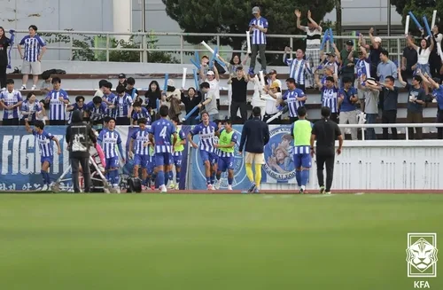 부산교통공사, K3·K4 챔피언십 초대 챔피언…포천에 1-0 승리