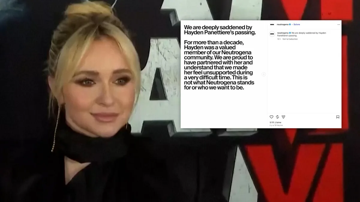 Le mea culpa de Neutrogena, dans le viseur des fans d’Hayden Panettiere après sa mort