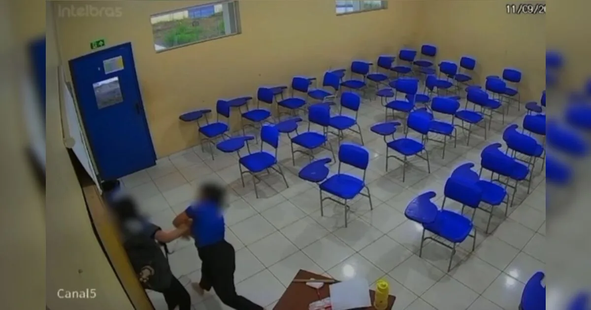 Professora é esfaqueada nas costas por aluna dentro de escola estadual; veja o vídeo