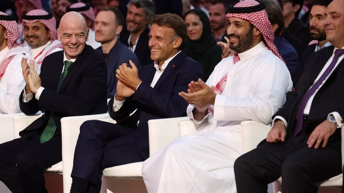 Macron hosts Saudi’s crown prince for visit ranging from esports to Middle East