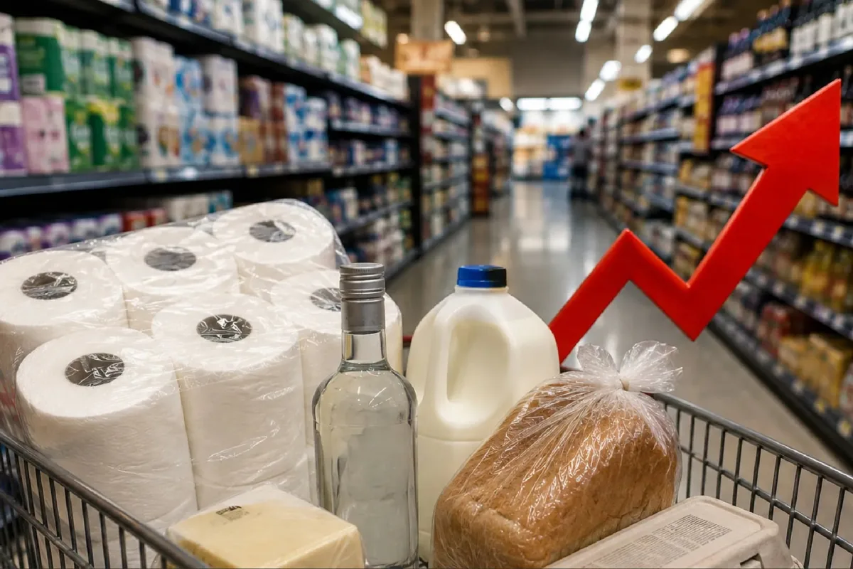 Desde el papel hasta el vodka: los productos de supermercado que tendrán una suba abrupta en EE.UU.