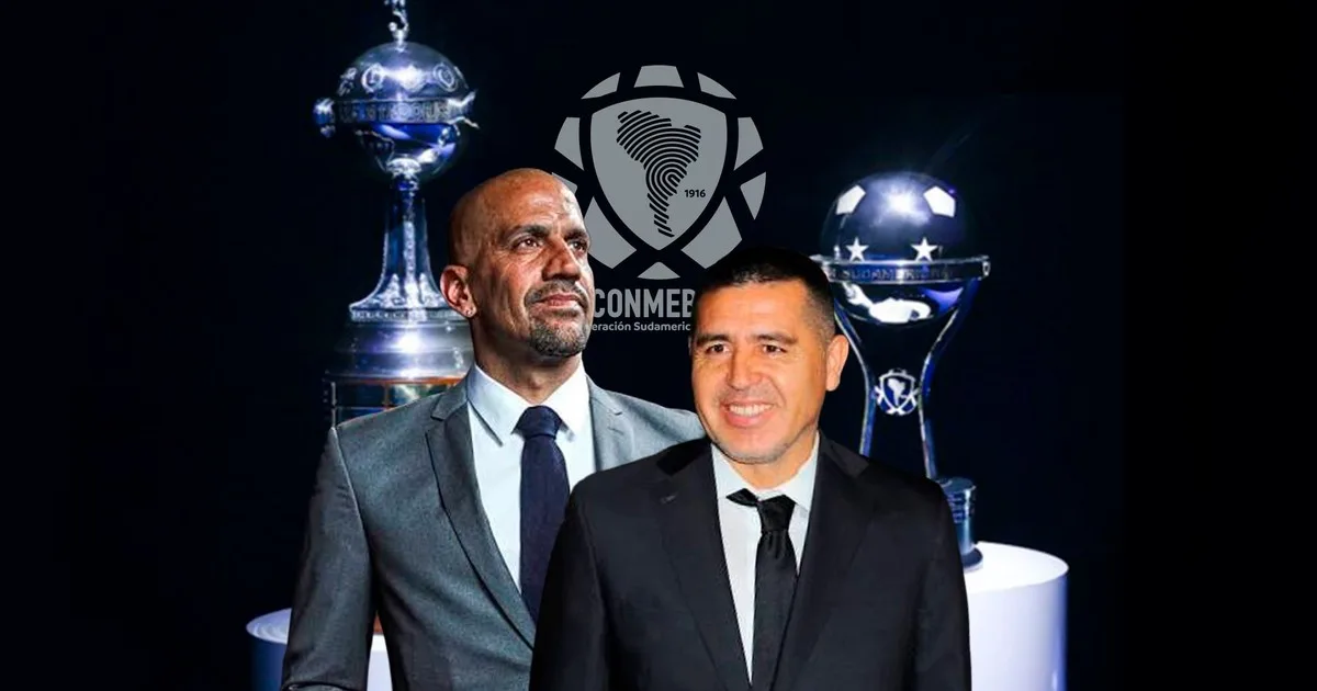 Por qué Verón y Riquelme se cruzan en Conmebol